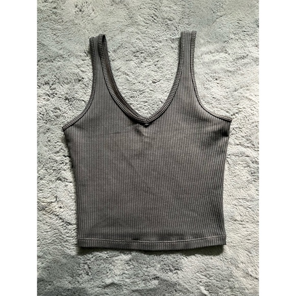 hollister seamless ribbed tank top - Picture 1 of 5